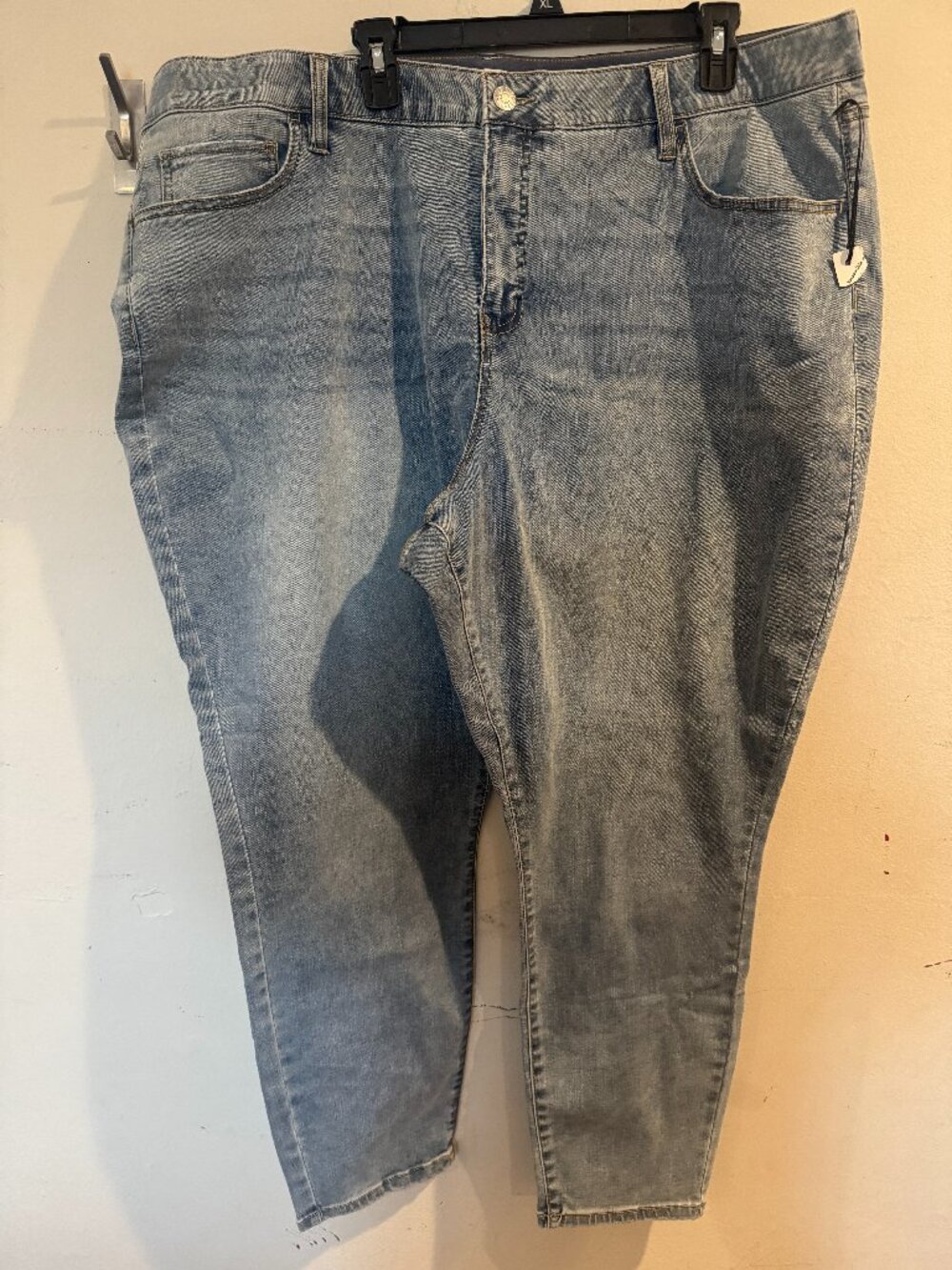Ava & ViV Mid Rise Skinny Stretch Blue Jeans Plus size 26